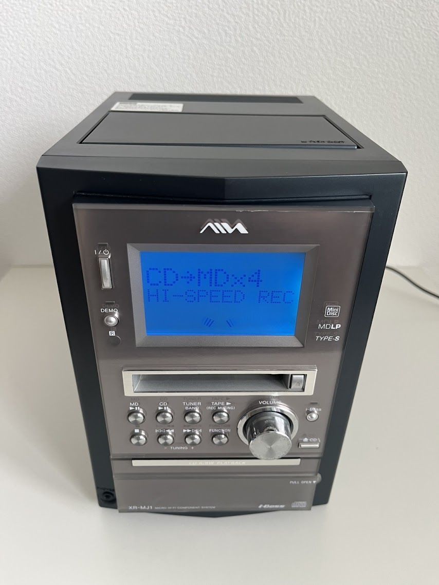 AIWA XR-MJ1 CD/MDコンポ スピーカーセット - メルカリ