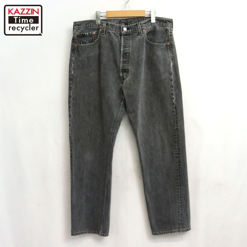 90s USA製 vintage Levi's 501 先染めブラック デニムパンツ メンズ 表記W38 L30サイズ 13,536円