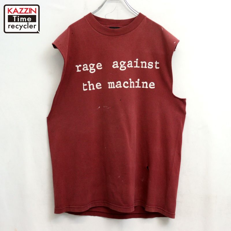 90s vintage RAGE AGAINST THE MACHINE GIANT 両面プリント カットオフ