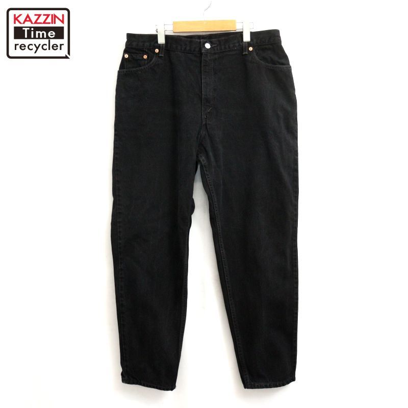 00s Levi's ブラック 550 デニムパンツ レディース 表記18サイズ