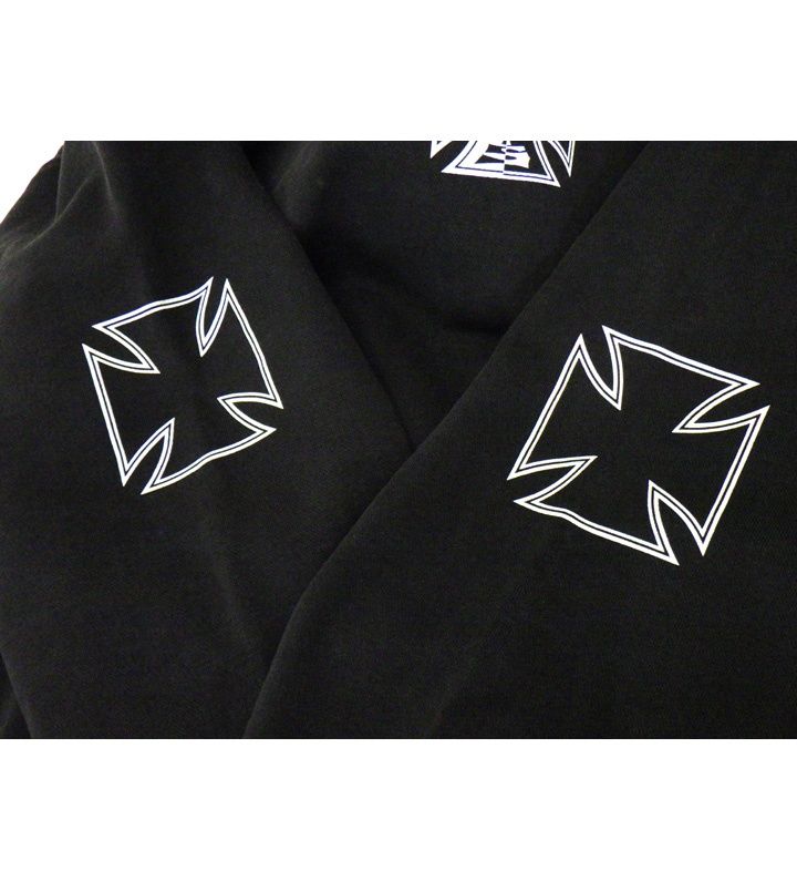 ヴェトモン 26SS 【 TRIPPLE BIKER CROSS LOGO HOODIE ME76HD161B