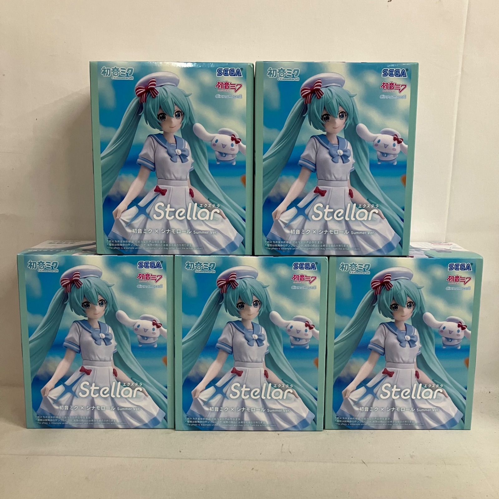 Figura de verano Hatsune Miku XStellar Hatsune Miku Cinnamoroll sin abrir, juego de 5 SF7E71 c107