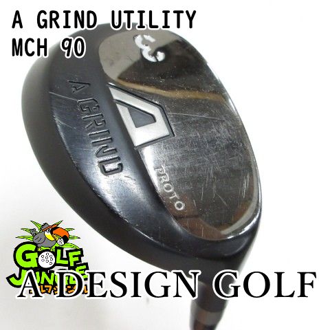【中古】ユーティリティ エーデザインゴルフ A GRIND UTILITY MCH 90 S 20.5 ユーティリティ 地クラブ カスタム カーボンシャフト おすすめ メンズ 右[3186]