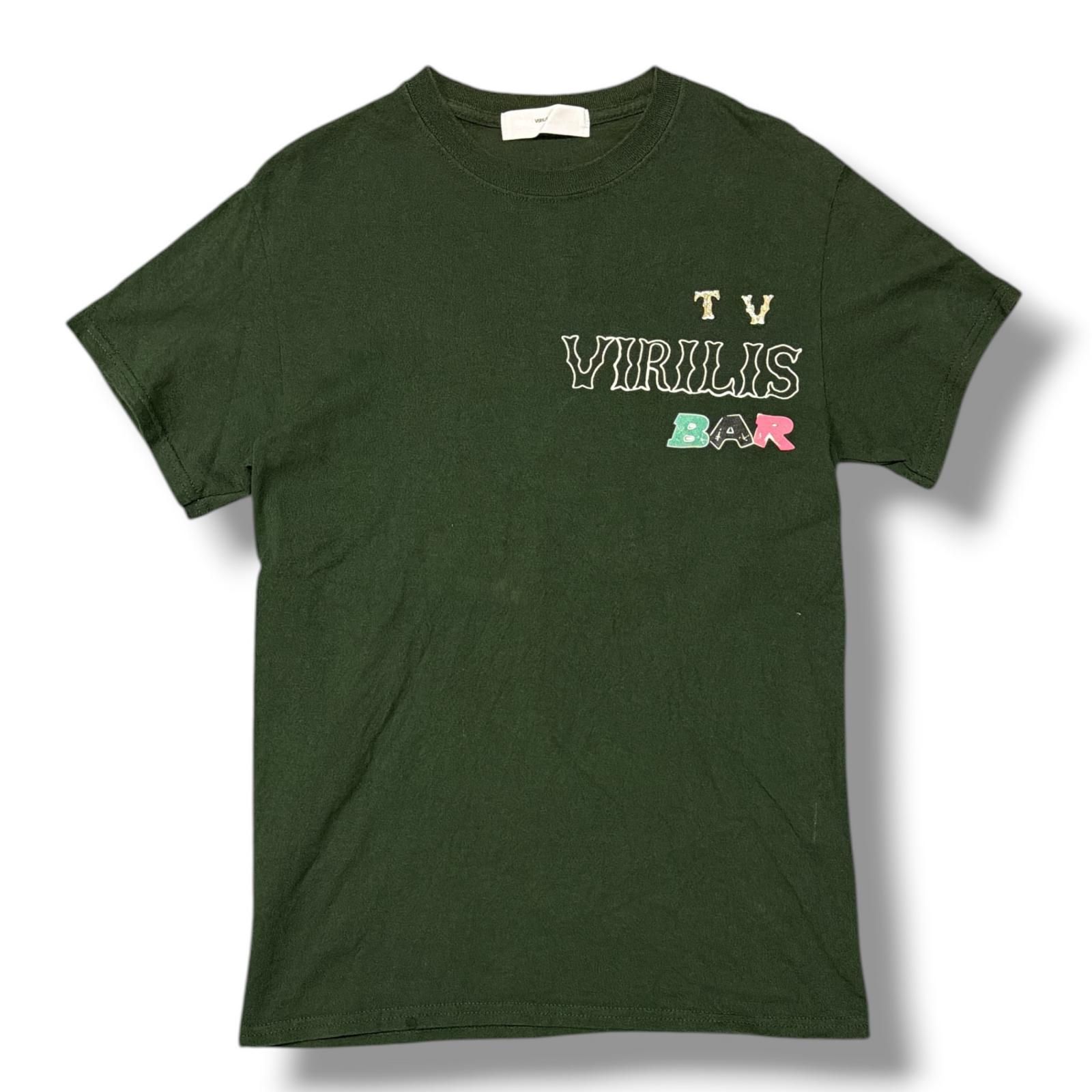 TOGA VIRILIS TV BAR print T-shirt プリントTシャツ 半袖カットソー