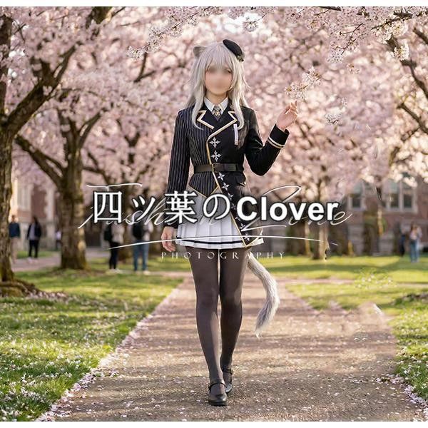 人気商品ホロライブ hololive風獅白ぼたんコスプレ衣装 制服ウィッグ