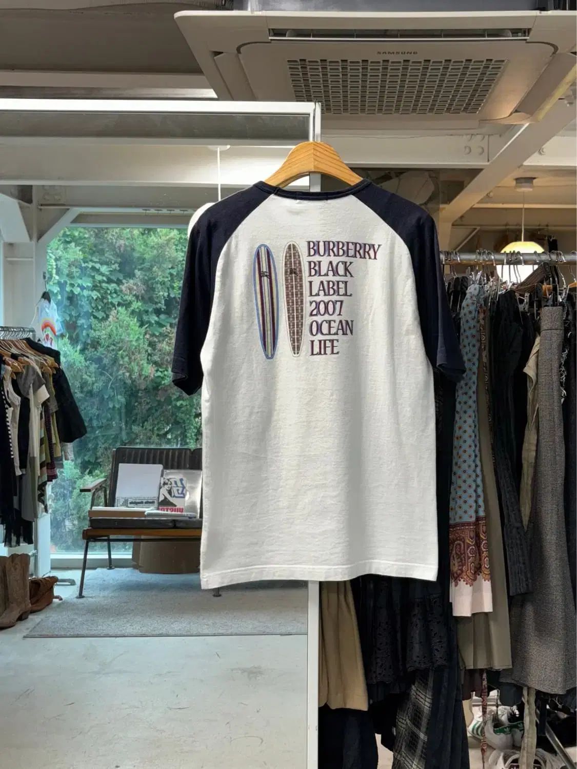 バーバリー ブラックレーベル ボード ラグラン Tシャツ 11,323円