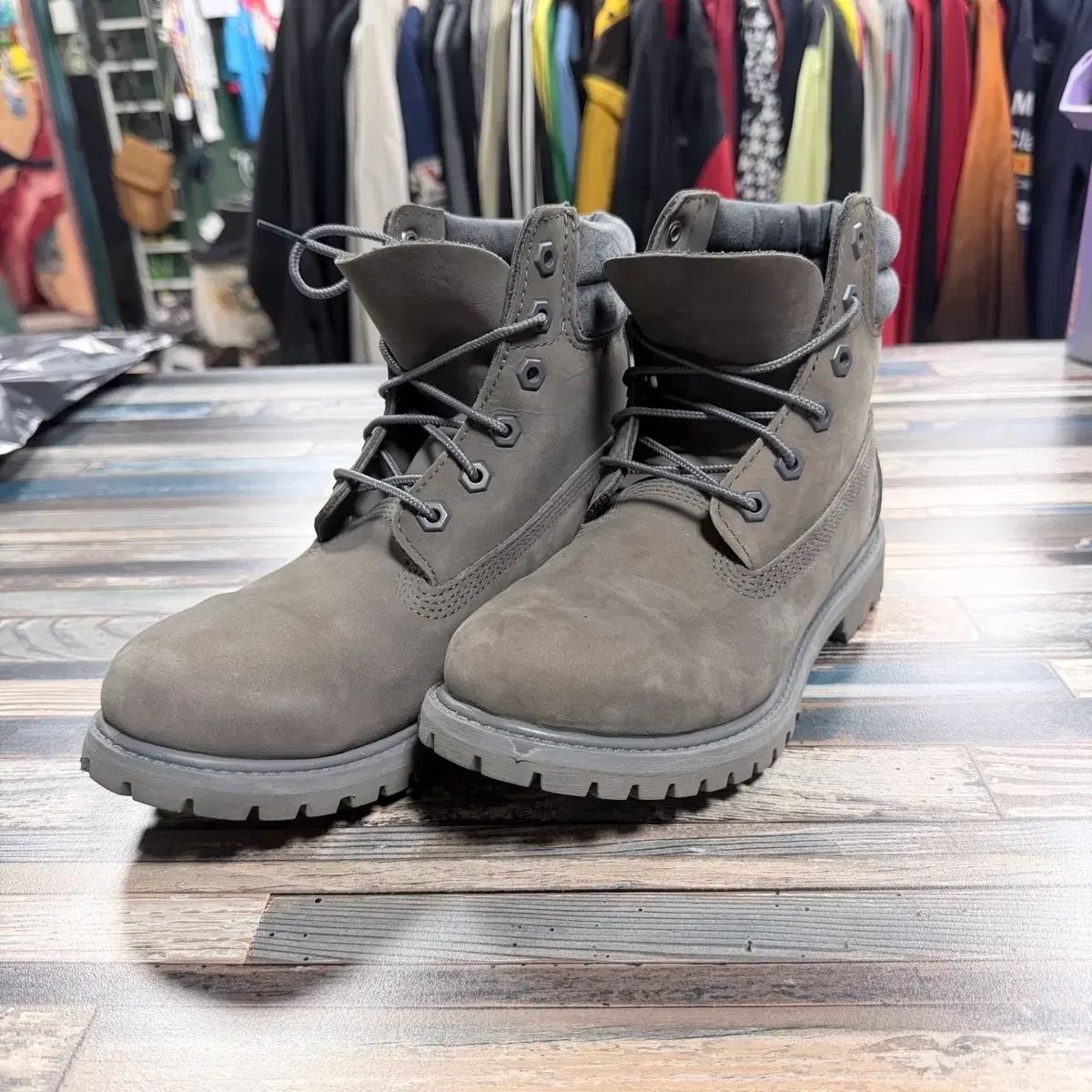 Timberland ティンバーランド レディース 6インチ ウォーターProof ブーツ DARK GREY