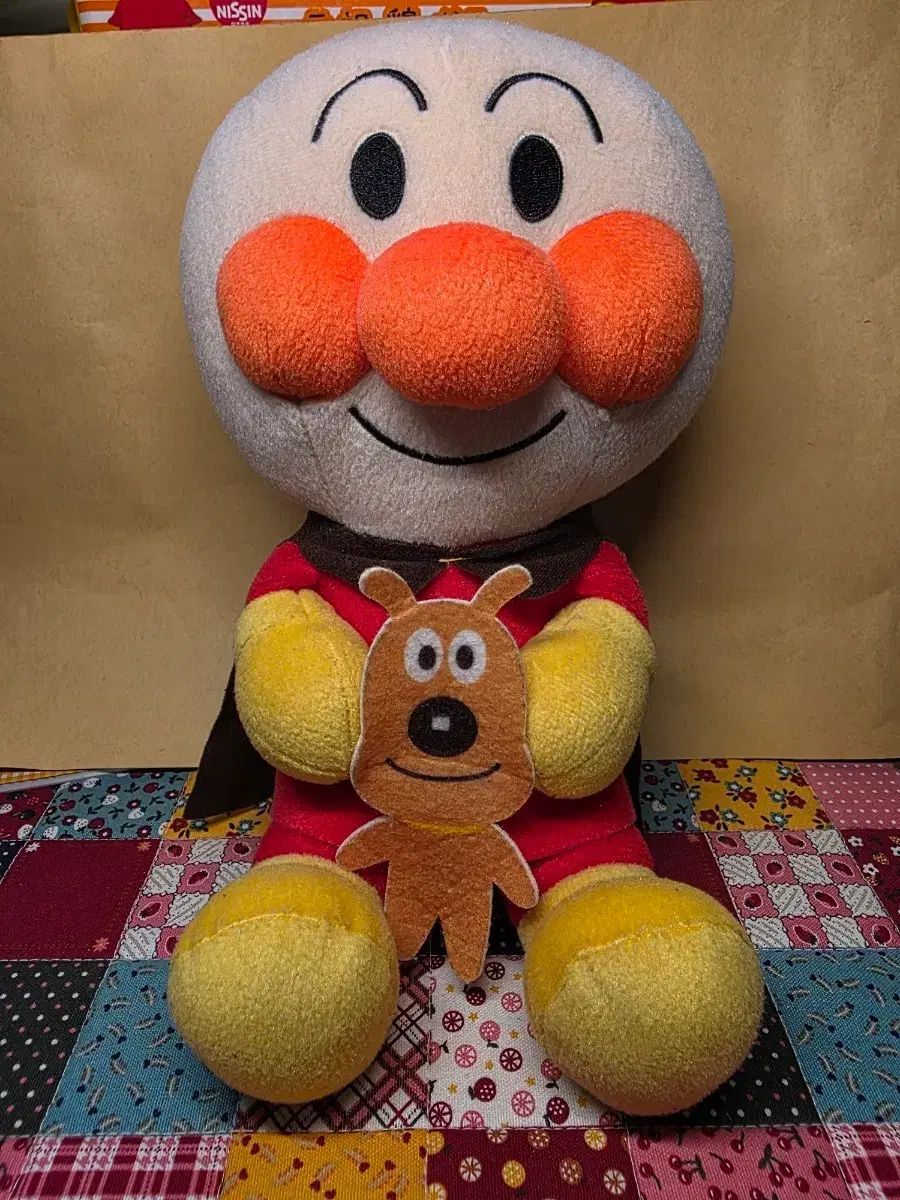 Anpanman Vintage Peluche Juguete Queso Anpanman Figura Japón Accesorios