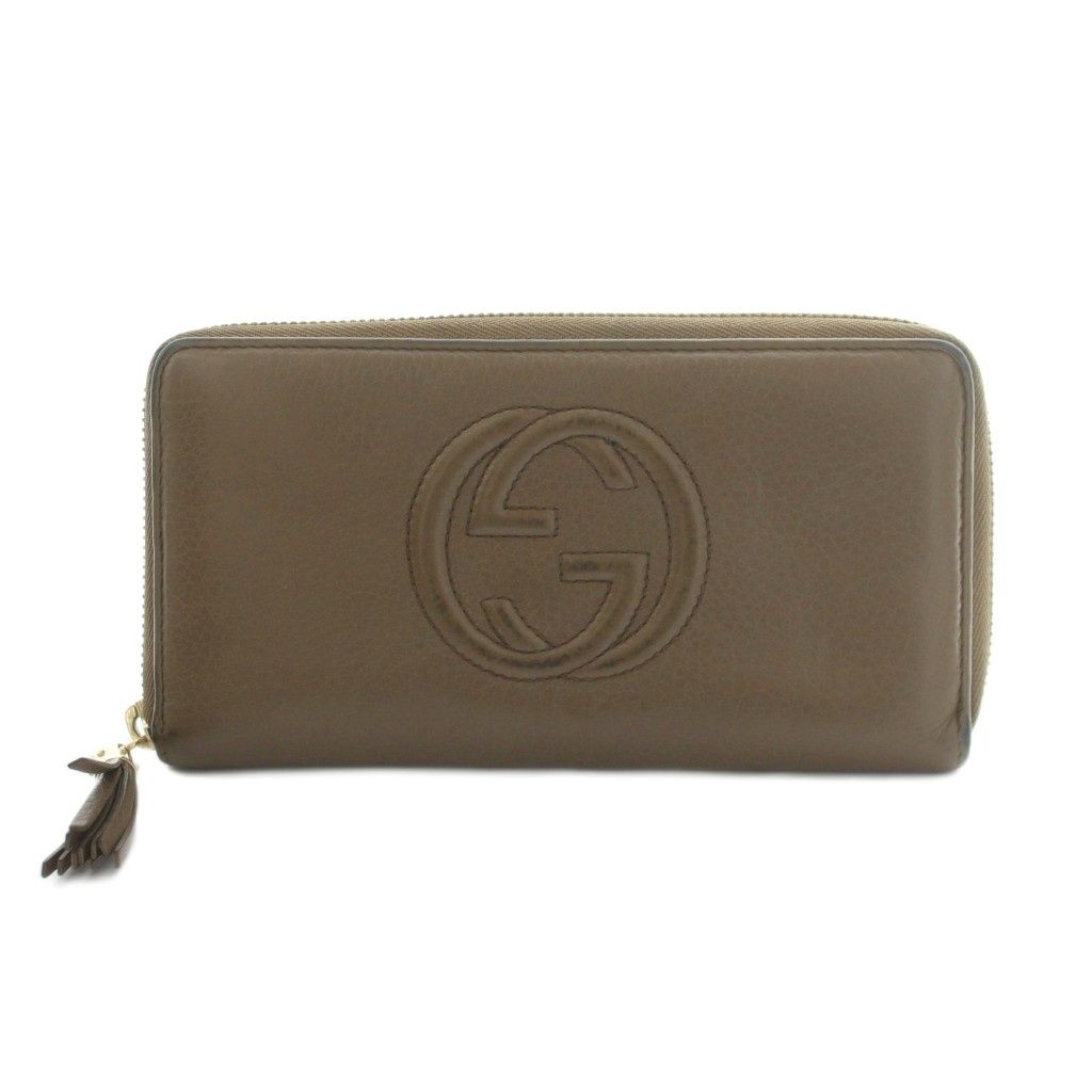 グッチ GUCCI インターロッキングG 長財布 ラウンドファスナー 小銭