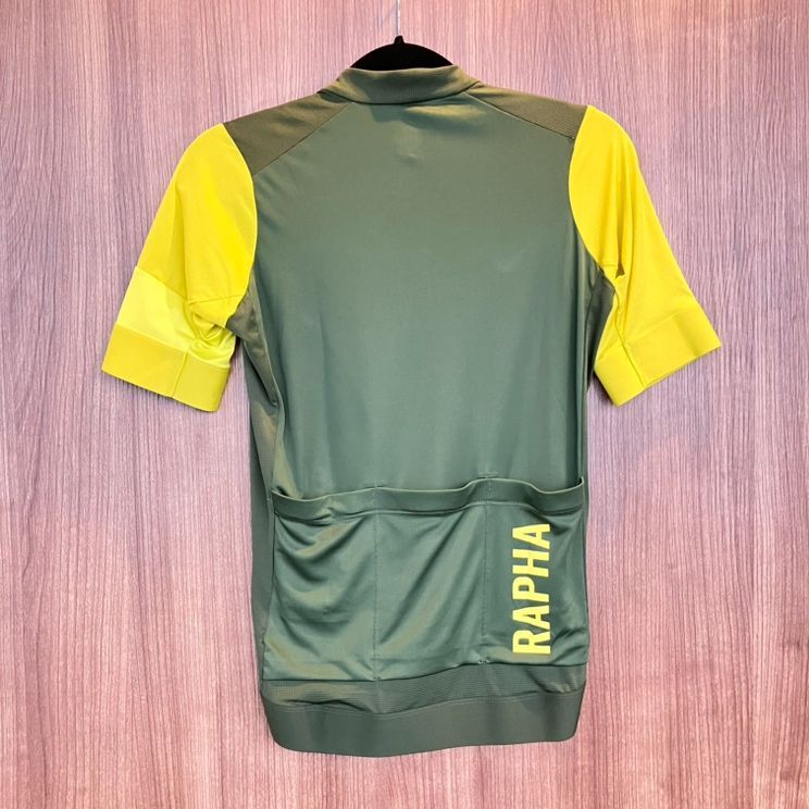 Rapha プロチームサイクルジャージ カーキMサイズ　新品 Rapha プロチーム トレーニングジャージ カーキ XS / M - メルカリ