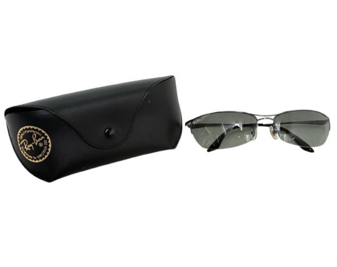 【極美品】Ray Ban レイバン サングラス RB3315 004/8E 60□16 130 ハーフリム メタルフレーム ケース付き■管理番号L30160SSA26-260728-803（510） 7,299円