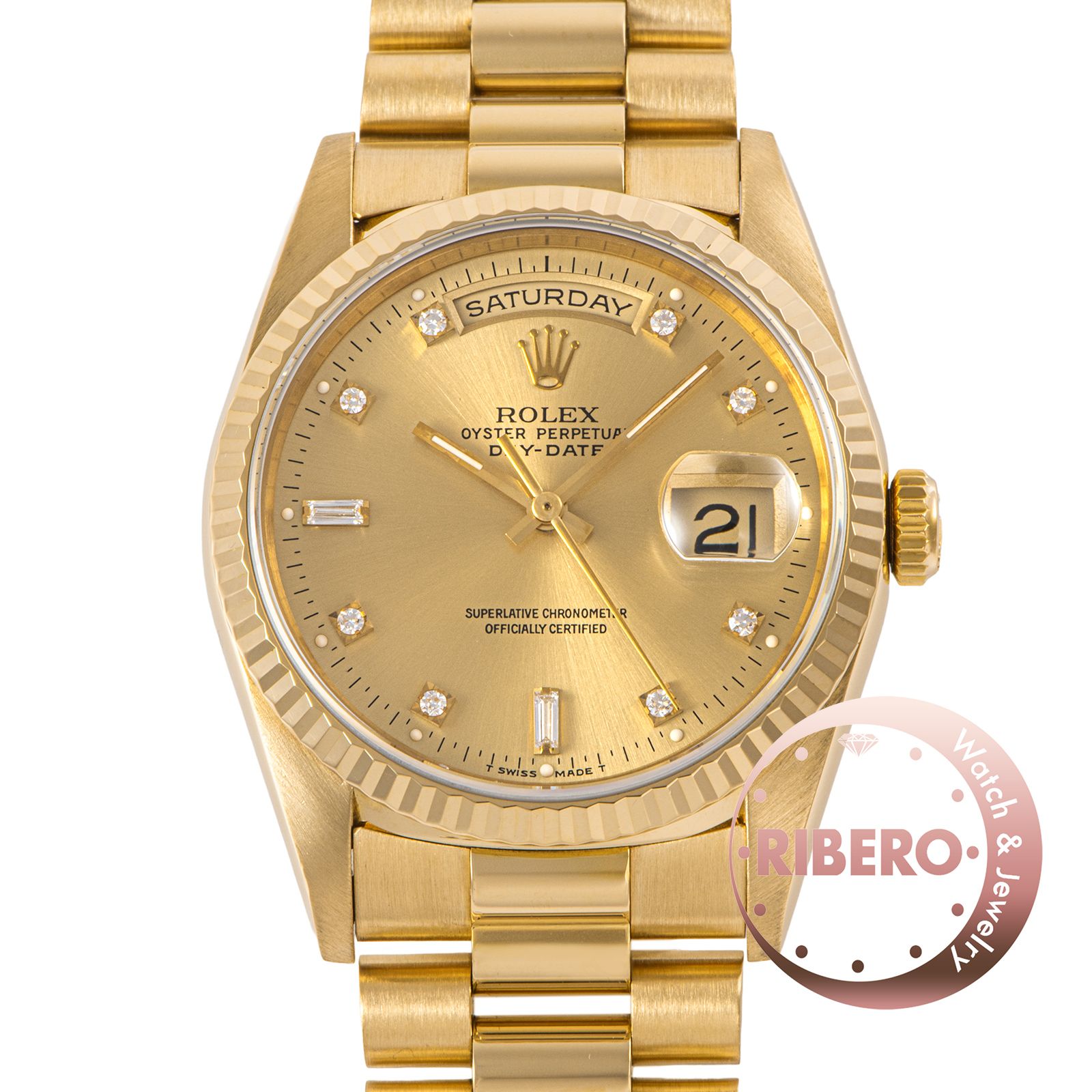 ROLEX ロレックス デイデイト 18238A N番 Tritium K18YG【中古】