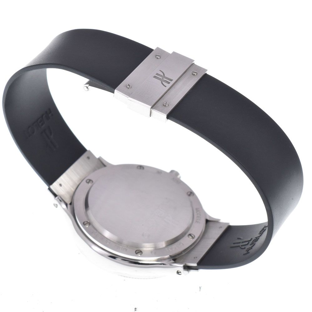 ウブロ HUBLOT 1550.1 MDM プロフェッショナル 300M デイト ブラック 自動巻き メンズ 美品 腕時計 A#149154