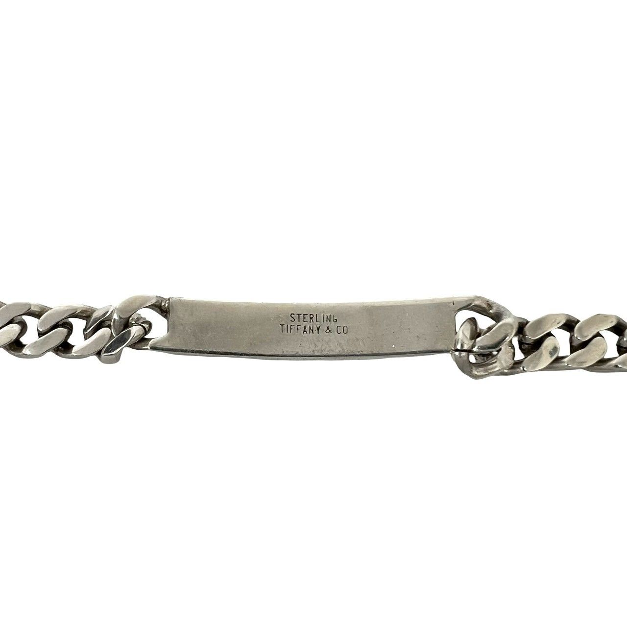 極 美品 TIFFANY&Co. ティファニーヴィンテージ ID ブレスレット 
