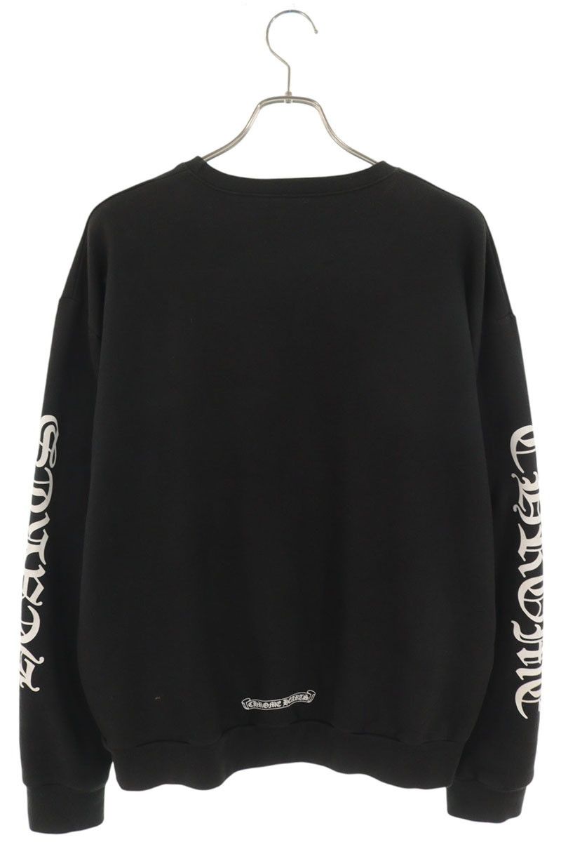 クロムハーツ SWTSHRT PLVR ネックロゴプリントクルーネックスウェット