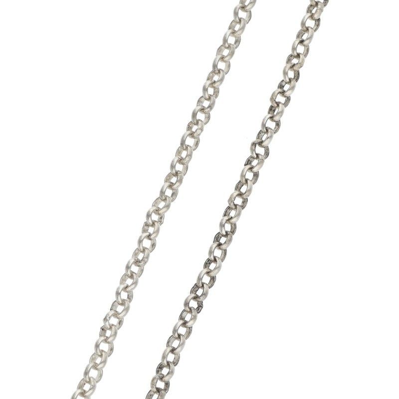 クロムハーツ NECKCHAIN R24/ロールチェーン24inch シルバーネックレス