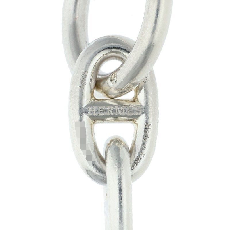 エルメス Chaine d'Ancre MM シェーヌダンクルMMシルバーブレスレット