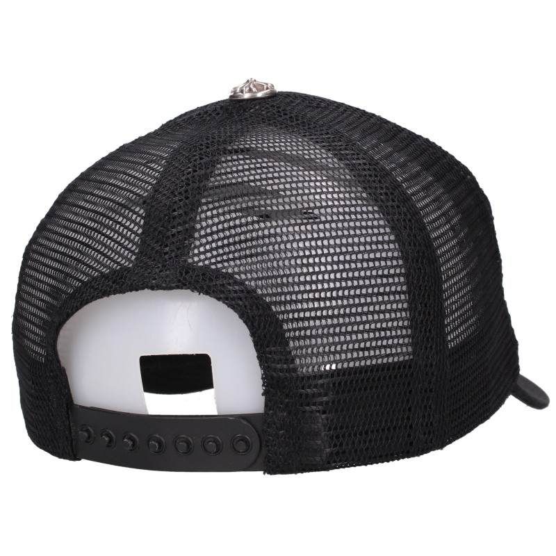 クロムハーツ  TRUCKER CAP/トラッカーキャップ FUCKパッチクロスボール付メッシュ帽子 メンズ クロムハーツ TRUCKER CAP/トラッカーキャップ FUCKパッチクロスボール