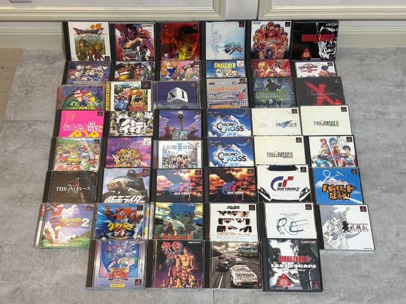 ② PS1 初代 ソフト 45本以上 まとめ PlayStation ゲームソフト カセット 大量まとめ