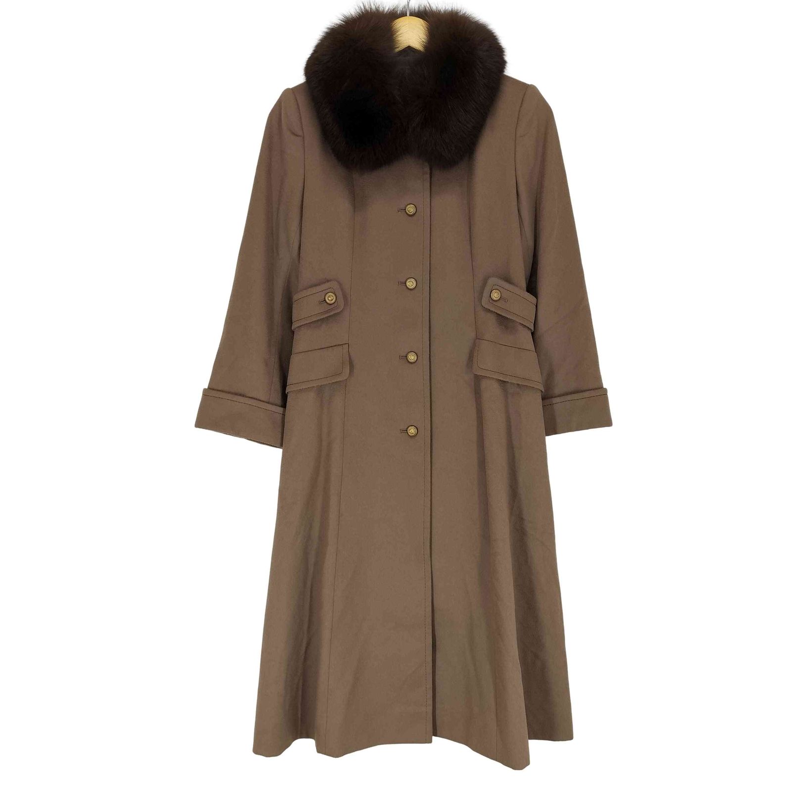 ユーズドフルギ USED古着 HARDY AMIES BOUTIQUE イタリア製 ファー付き