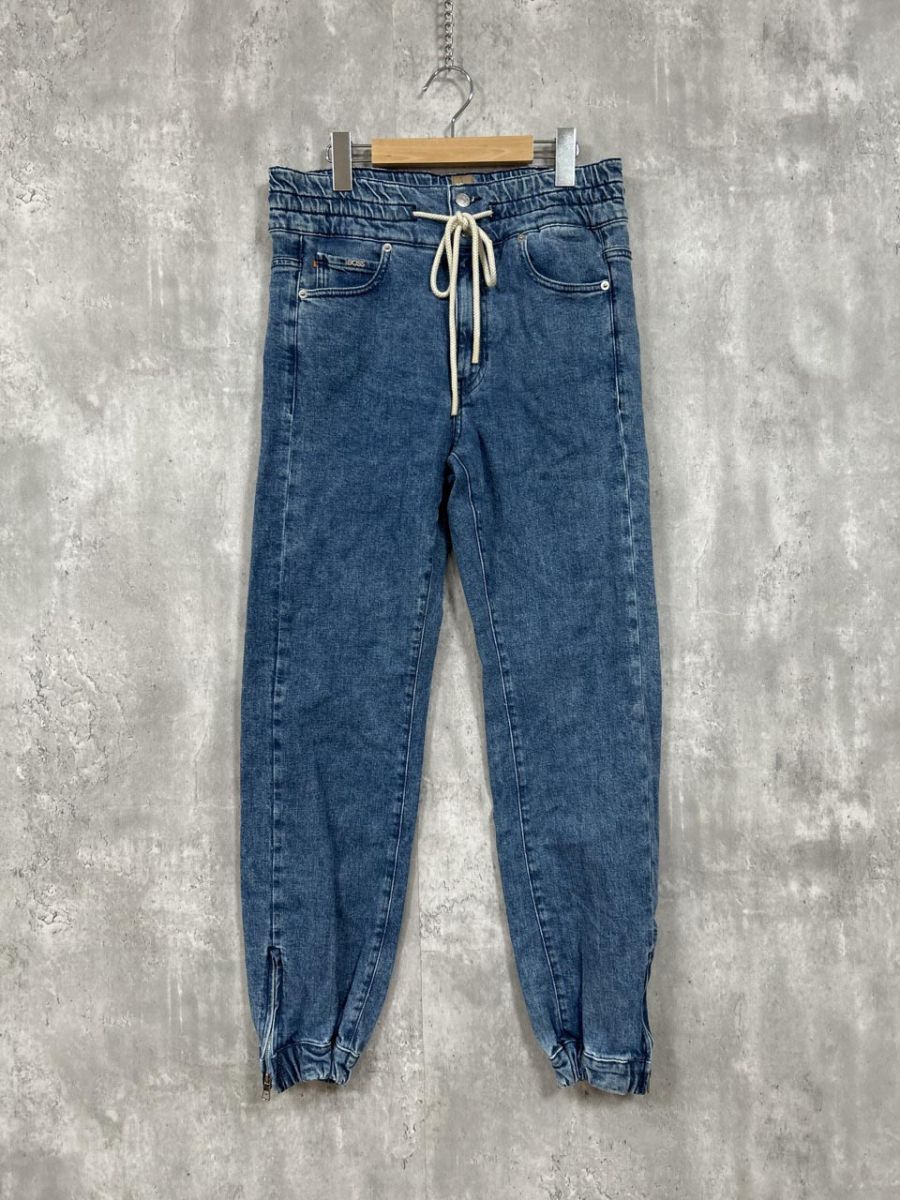 BOSS ボス オーガニックコットン イージー デニムパンツ size24/青 ■■◎レディース 7,837円
