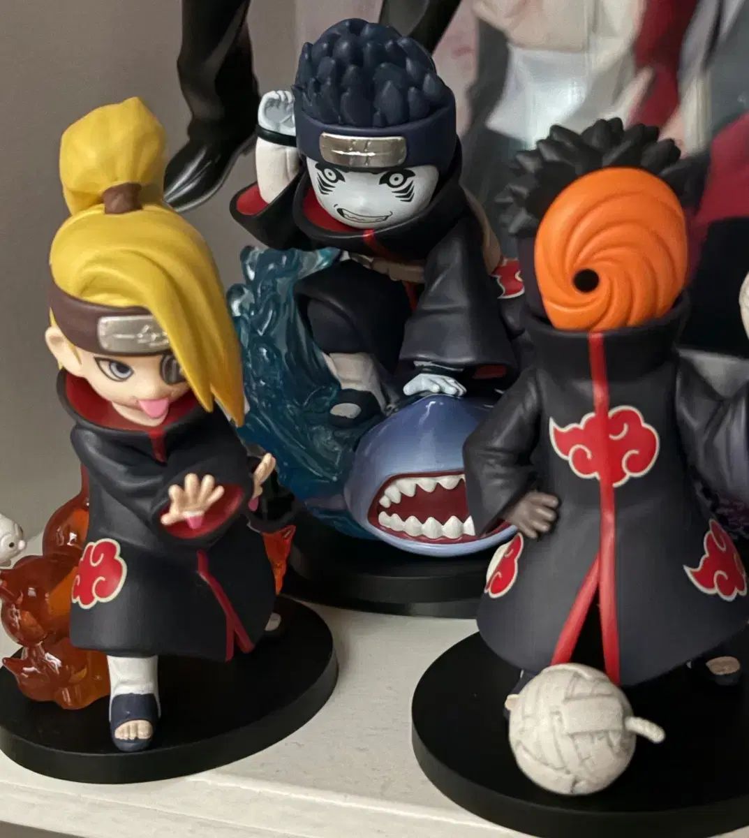 NARUTO POP MART Akatsuki Figura Deidara Tobi Kisame Figura 3 Tipos Resumen