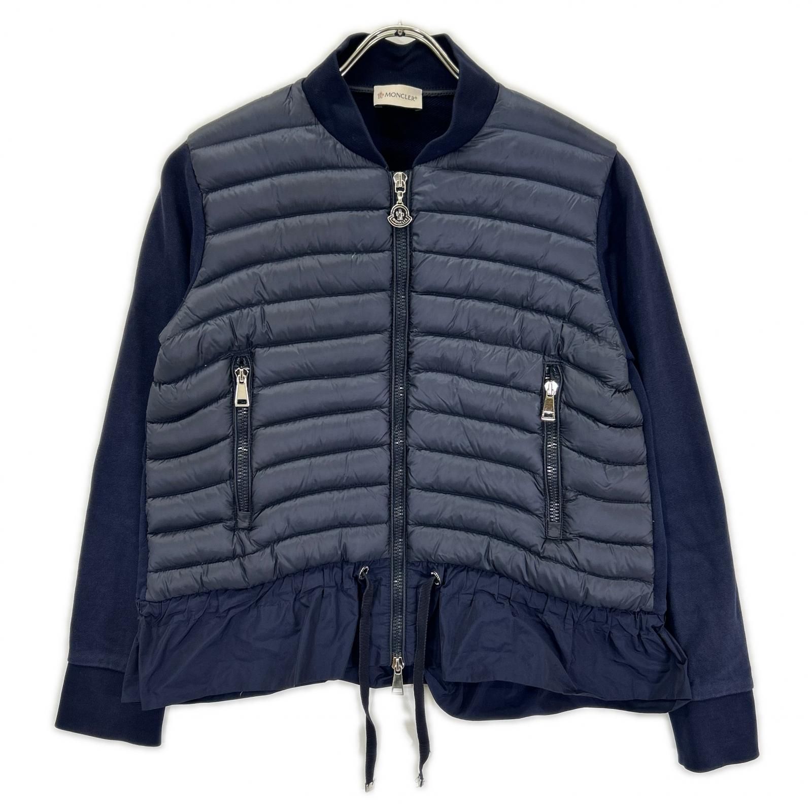 MONCLER モンクレール MAGLIA CARDIGAN ネイビー 切替ジャケット XS