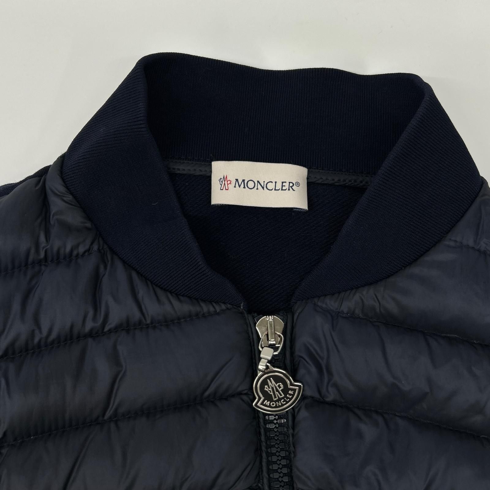MONCLER モンクレール MAGLIA CARDIGAN ネイビー 切替ジャケット XS