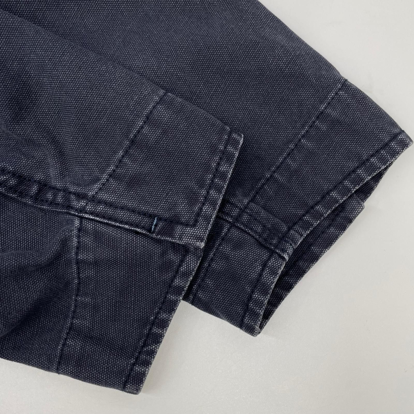 NIGEL CABOURN ナイジェルケーボン 【LYBRO】ネイビー キャンバスカバーオール ブレザー ジャケット 46 NIGEL CABOURN ナイジェルケーボン 【LYBRO】ネイビー キャンバス