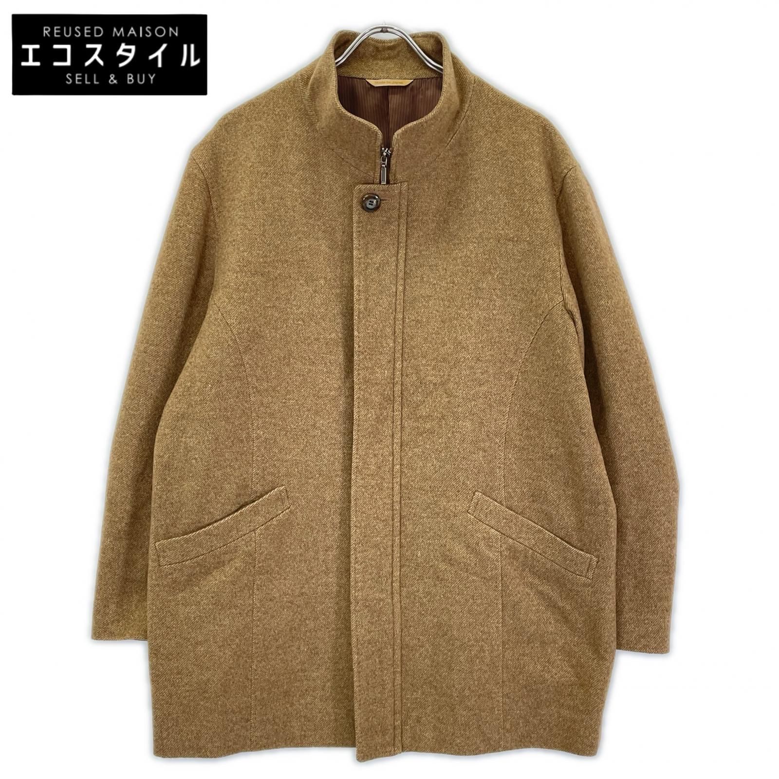 Kinloch Anderson　キンロックアンダーソン　カシミヤ100% ジップ コート　L