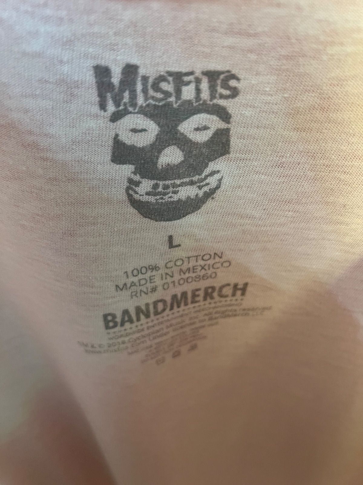 【公式ライセンス】MISFITS ミスフィッツ フィンドクラブバンドTシャツ古着 MISFITS ミスフィッツ FIEND CLUB フィエンドクラブ クリムゾン