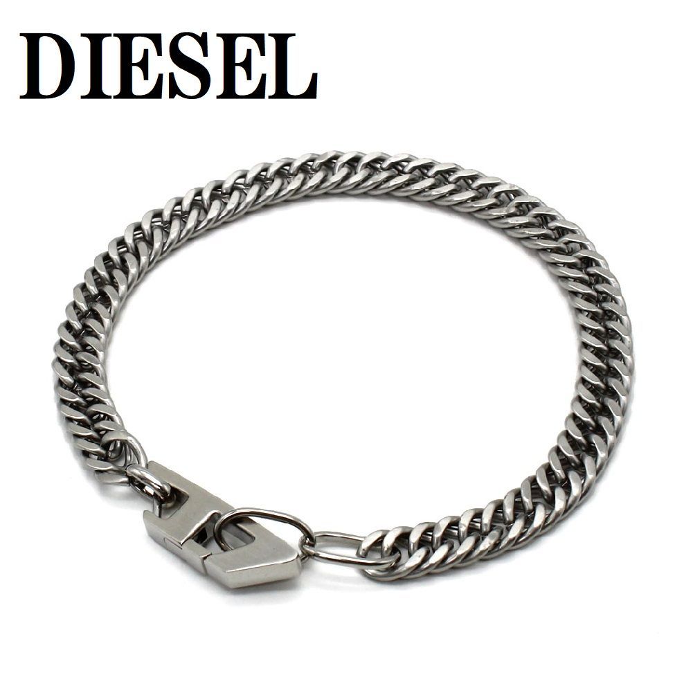 ディーゼル DIESEL DX1510040 ブレスレット アクセサリー おしゃれ メンズ シルバー