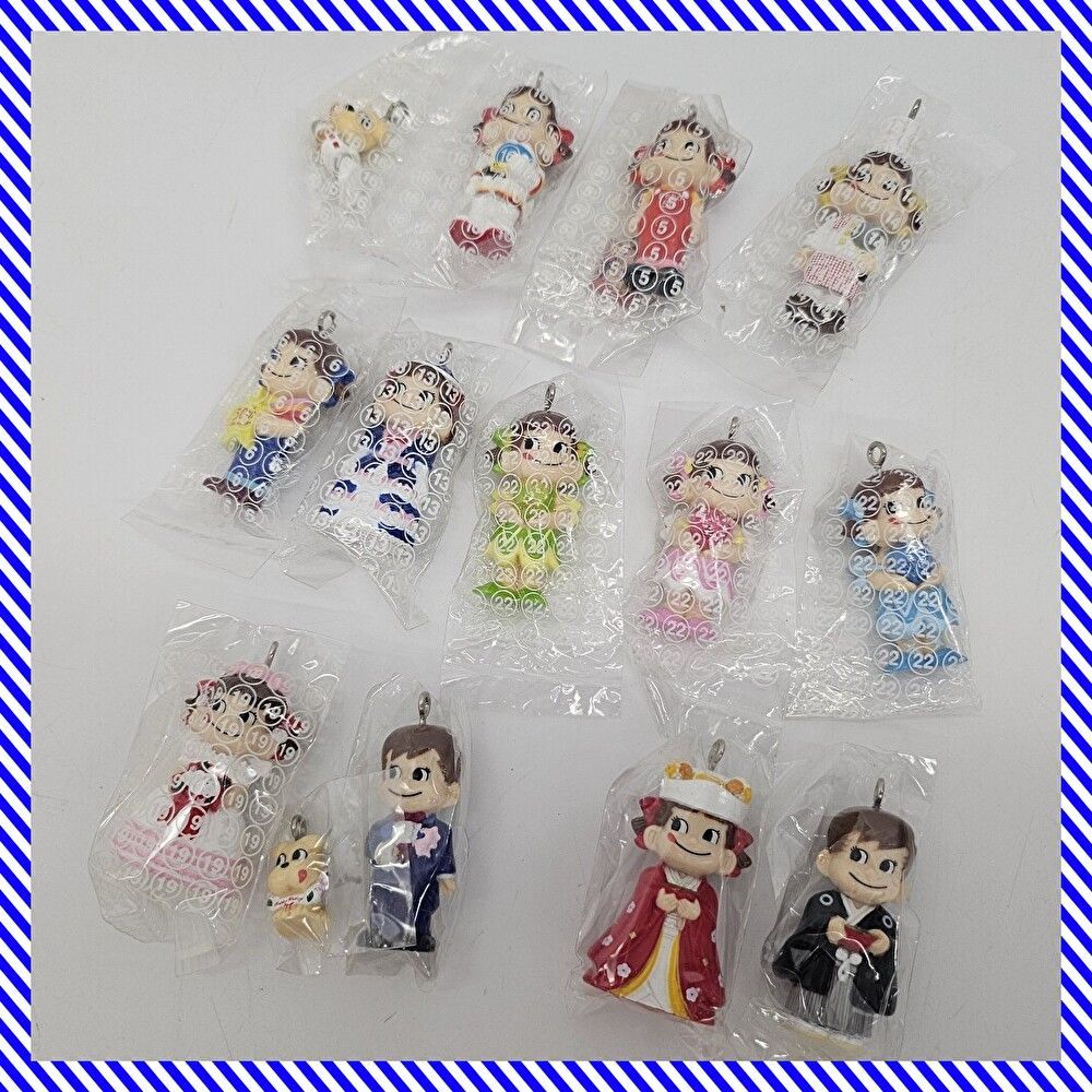 Artículo de almacenamiento sin abrir Fujiya Mini Mini Peko-chan 3ra edición El sueño de todos Colección de 12 piezas Secreto incluido Figura comercial de mascota Candy Toy Retro J
