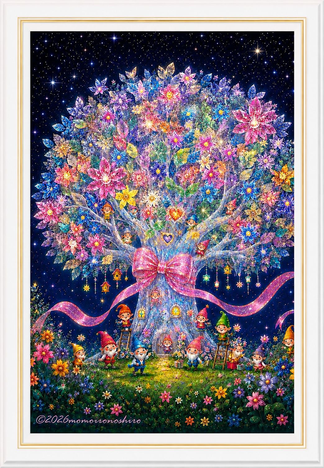 ヒーリングアート／開運絵画 風水画 金運 厄除け 魔除け 波動修正※額縁