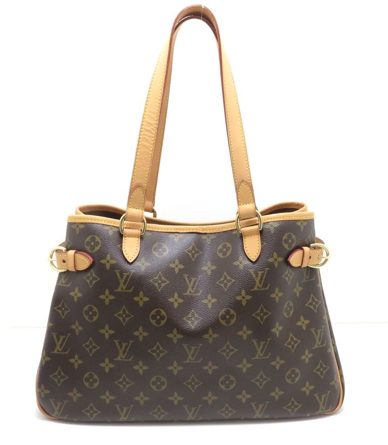 LOUIS VUITTON ルイ・ヴィトン バティニョール・オリゾンタル モノグラム【205】 M51154 トートバッグ モノグラムキャンバス ブラウン レディース【中古】