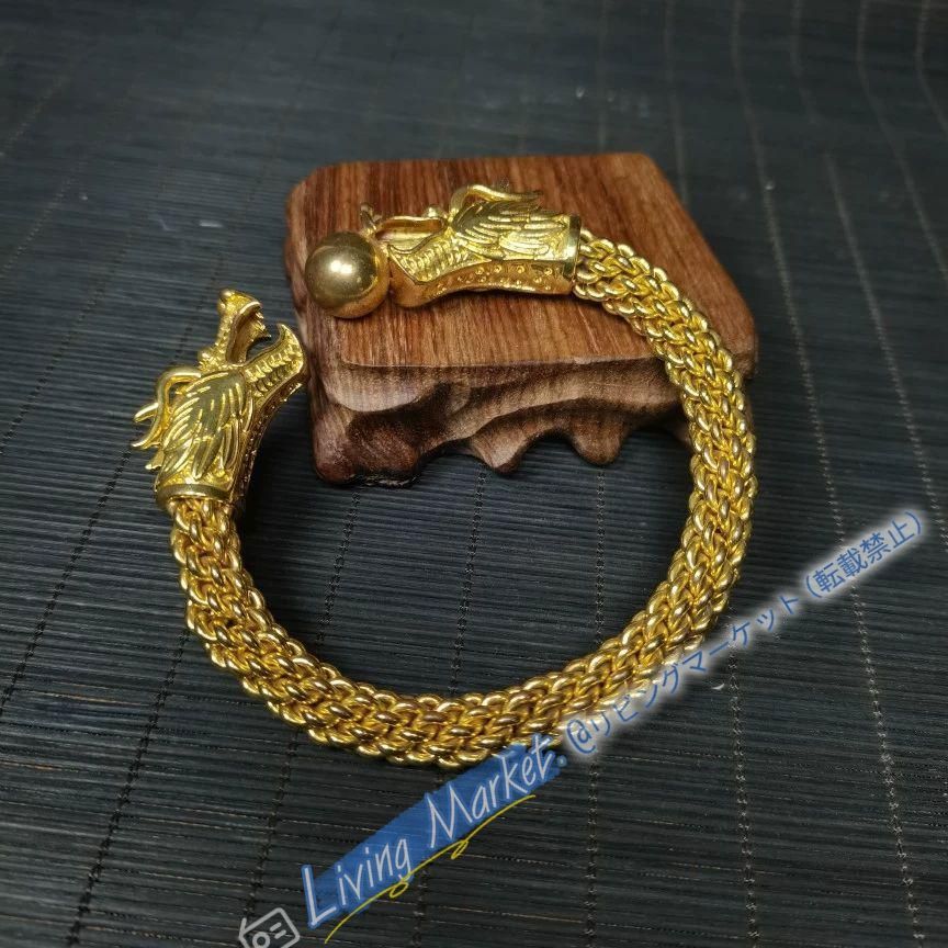 戯珠双龍手輪 竜腕輪 銅製品 装飾品 工芸品 置物 CZW728P159 6,708円