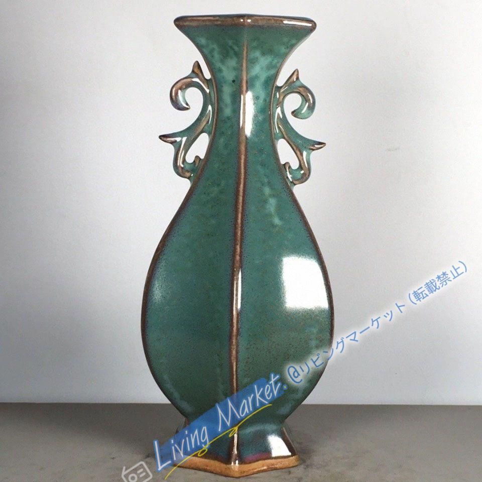 黄釉浮彫り雲竜紋碗 景徳鎮 陶磁器 装飾品 現代工芸品 美術品 置物
