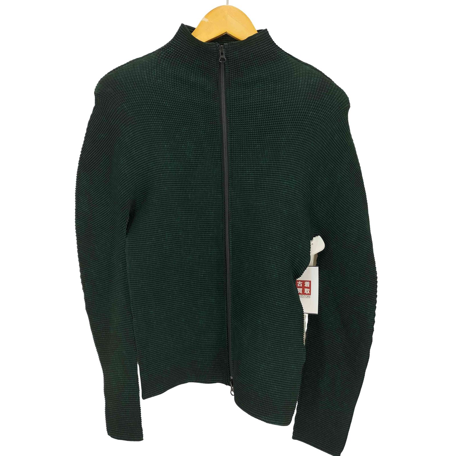 ミーイッセイミヤケ me ISSEY MIYAKE 03AW Double-Zip StretchPleated Top ダブルジップ ストレッチプリーツトップ レディース 表記無