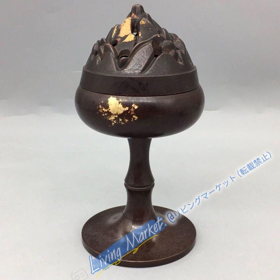銅製 博山炉 禅意香炉 茶室香炉 香道具 装飾品 工芸品 置物 CZW728P354