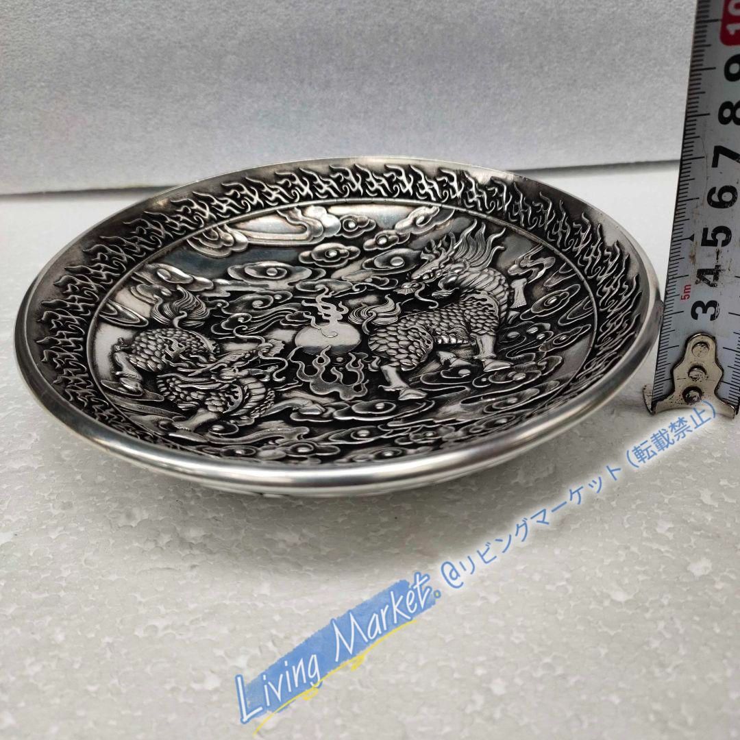 銅器 重工 彫刻 祥雲瑞獣麒麟銅盤 装飾品 工芸品 美術品 置物 銅器 重工 彫刻 祥雲瑞獣麒麟銅盤 装飾品 工芸品 美術品 置物