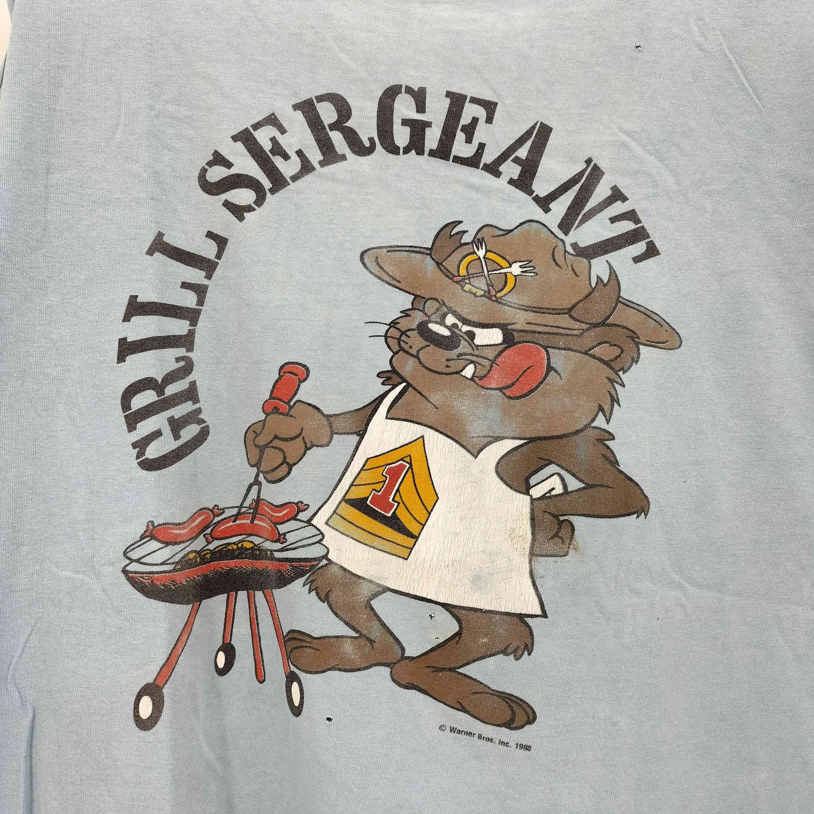 ユーズドフルギ USED古着 80S キャラクター プリント S/S クルーネック