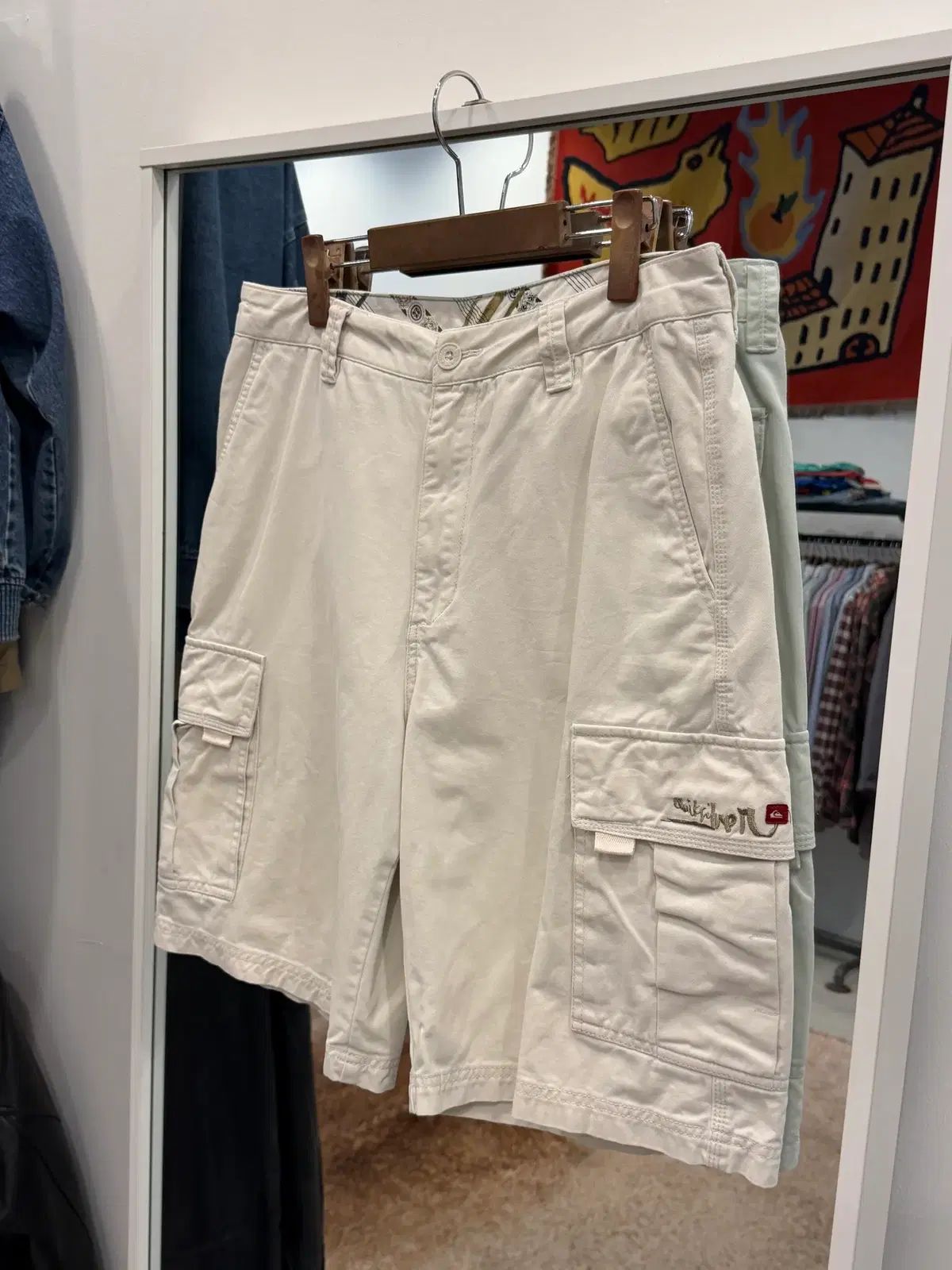 00s QUIKSILVER (クイックシルバー) カーゴ ショーツ (34inch)