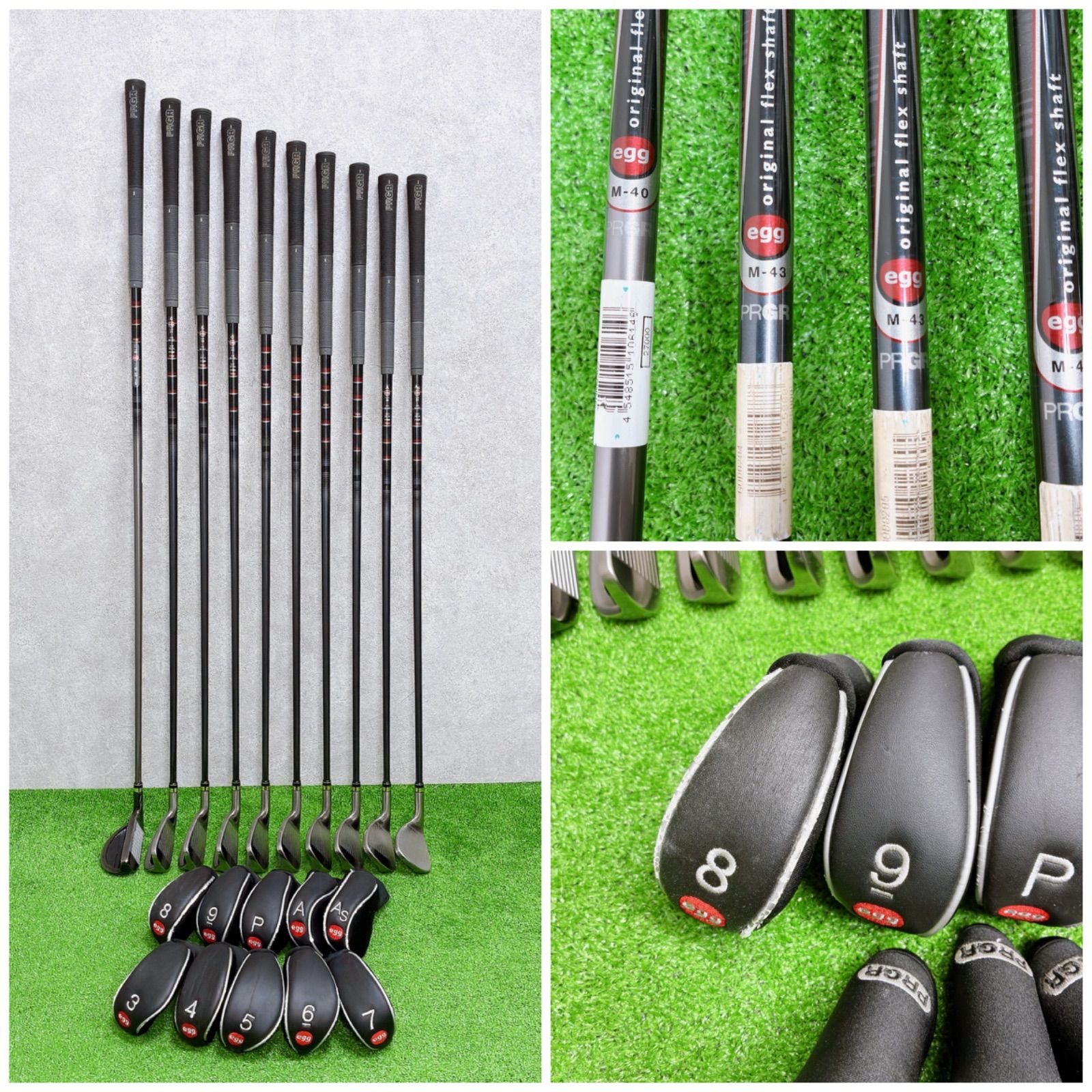 豪華10本 プロギア egg FORGED アイアンセット 初心者 飛び系 M-43