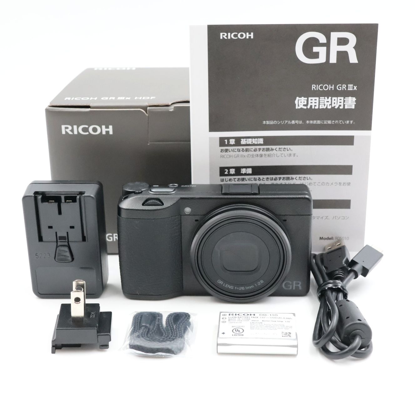 □シャッター数857枚！極上品□ RICOH GR IIIx HDF コンパクトデジタル