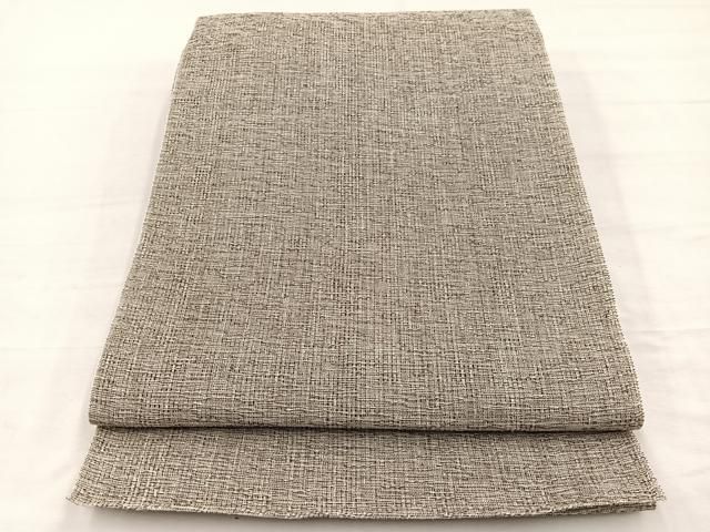 平和屋着物＊夏物　八寸名古屋帯　霞文　正絹　逸品　BAAX7870hv