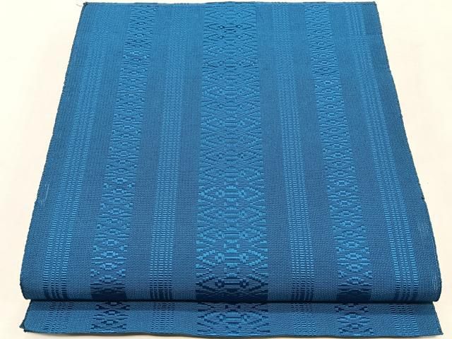平和屋着物＊夏物　八寸名古屋帯　博多織　紗献上　紺瑠璃色　CABK1294fb 10,400円