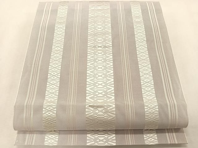 平和屋着物＊夏物　本場筑前博多織　八寸名古屋帯　紗献上　正絹　逸品　CABK1304fb