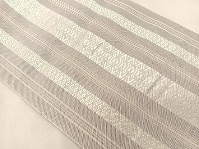平和屋着物＊夏物　本場筑前博多織　八寸名古屋帯　紗献上　正絹　逸品　CABK1304fb