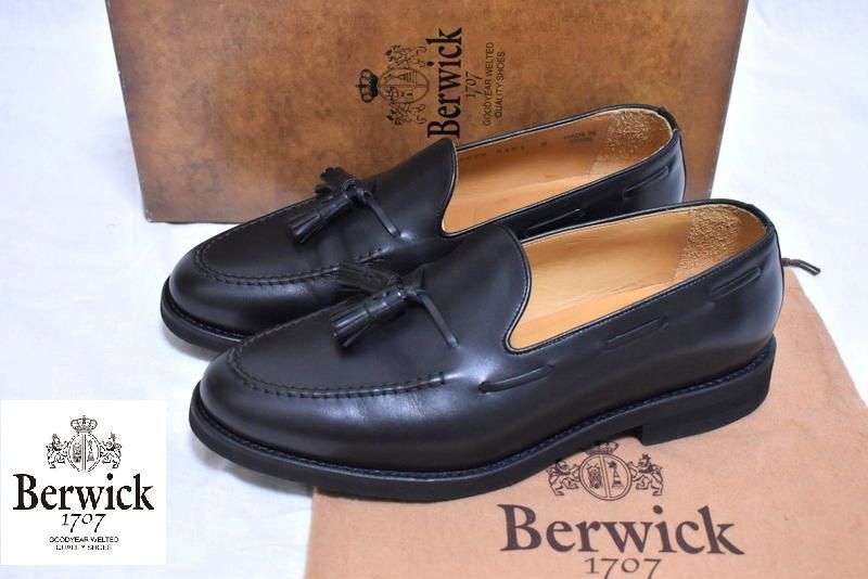 【定価3万6300円】新品 Berwick1707 Tassel Loafer 8 バーウィック1707 タッセルローファー 8491