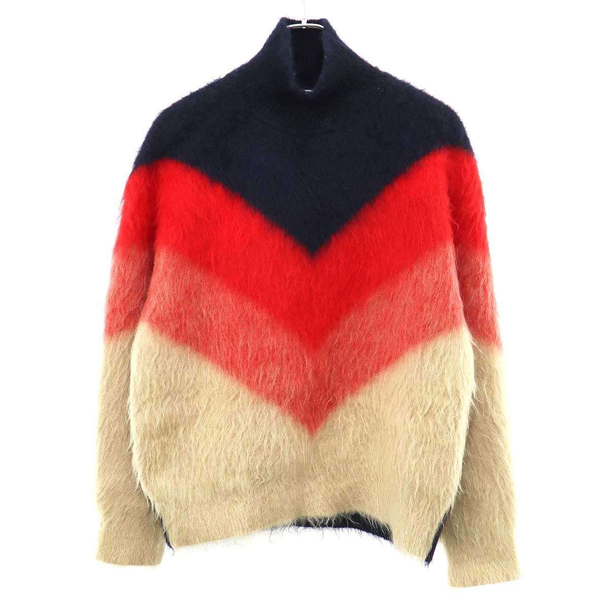 BOTTEGA VENETA ボッテガヴェネタ 2023 Pre Fall モヘアニットセーター 734071 V2M90 ミックスカラー S